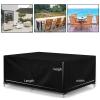 AUWUUA Outdoor Furniture Cover 135 x 130 x 90 cm, Black view 2