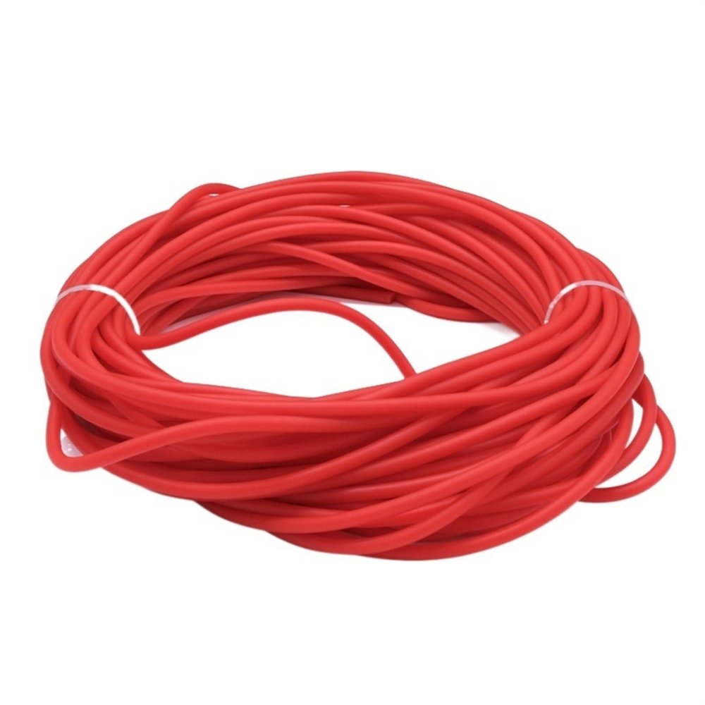 Red Latex Rubber Tube, 1.6–17 mm, 1–3 Meters (3 mm ID × 6 mm OD, 3 Meters)