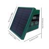 SIXRUN Solar Drip Irrigation System for 10 Potted Plants, 30 x 7 Timer Modes, Digital Display, Anti-Siphon Device view 2
