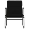 Lounge Chair Black 55 × 64 × 80 cm Faux Leather view 3