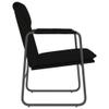 Lounge Chair Black 55 × 64 × 80 cm Faux Leather view 4