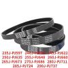 1-Piece Ribbed Belt PJ 235J–290J for Treadmills and Exercise Bikes, 250J-PJ635, 4 Ribs view 2