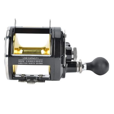 Portable All-Metal Boat Trolling Reel for Efficient Trolling, Power Transmission, and Corrosion Protection