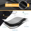 AUWUUA Outdoor Furniture Cover 200 x 100 x 75 cm, Waterproof 420D Oxford Fabric, Black view 3