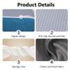 JIAFANG Padded Beer Bench Cushion, 55 x 142 cm, Non-Slip, Washable Cover, Light Gray view 4