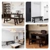 ZCQMSCWW Rustic Wooden Bench for Dining Room, Bedroom, Living Room or Entryway, 100 x 30 x 45 cm view 3