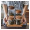 Coffee Bean Storage Jar, Sealed Glass Food Container, Chocolate view 4