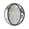360° Rotating Round Window, Porthole Window with Tempered Glass, Flush-Mount Add-On Window, Aluminum Tilt-and-Turn Window with Handle, for Bathroom, Kitchen, Bedroom (White, 60 cm/23.6 view 1