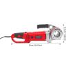 Electric Pipe Threading Machine Set, 2300W, with Storage Case (Red) view 2