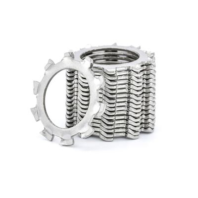 410-Piece External-Tooth Spring Washer Assortment, 304 Stainless Steel, M3–M10