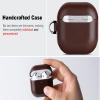 Haobobro Genuine Leather Case for AirPods 5 / AirPods 4 with Carabiner view 4