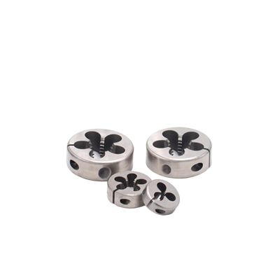 Metric Adjustable Fine-Thread Dies M8–M24, Round Dies, 2-Piece Set (M11×1)