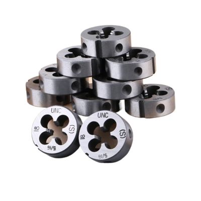 Round Pipe Threading Die 1/2–13/16 UN, UNC, UNF, UNEF, UNS, Right-Hand Cutting Tool, 1 Piece (3/4–20 UNEF)