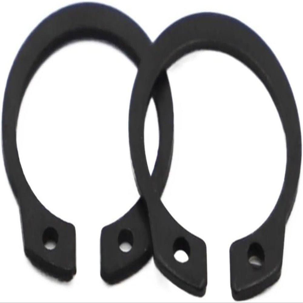 C-Clip External Retaining Rings, Carbon Steel, M6-M50 Assortment (M10)