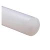 DeVow 1-Piece 50 cm Translucent White Polypropylene Rod, 8–50 mm Diameter view 2