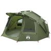 Nqyjm 5-Person Fishing Tent, Olive Green, Waterproof, for Garden, Patio & Outdoors view 3