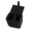 Naroote Dustproof DSLR Camera Bag Insert with Velvet Padding and Dividers, Black view 1