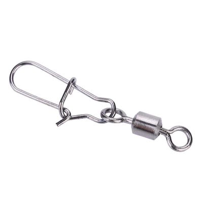 ERYUE Stainless Steel Fishing Swivels, Quick-Lock, 50-Pack, Size 2