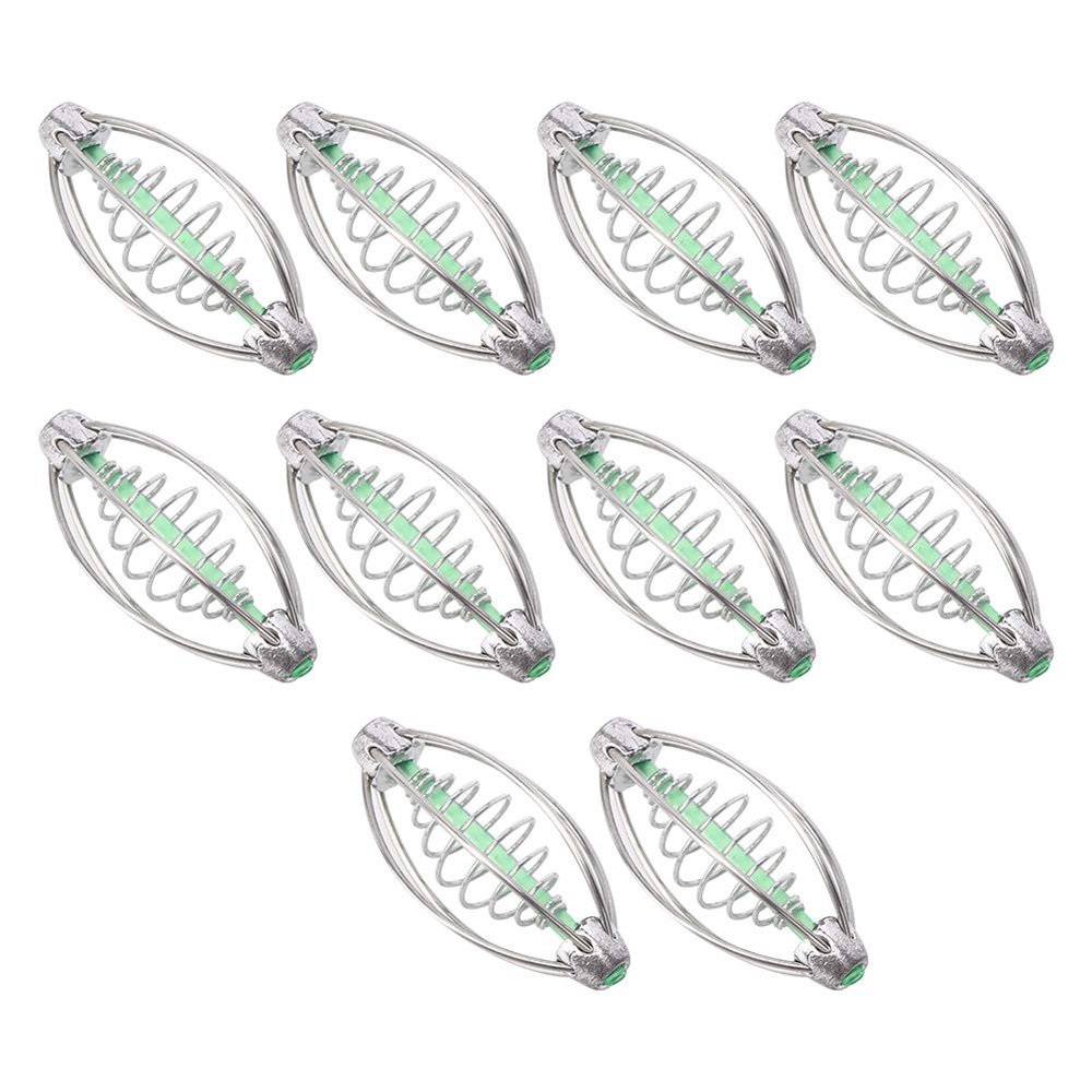 ERYUE 10-Piece Fishing Tackle for a Smooth Fishing Experience (S: Approx. 17 g)