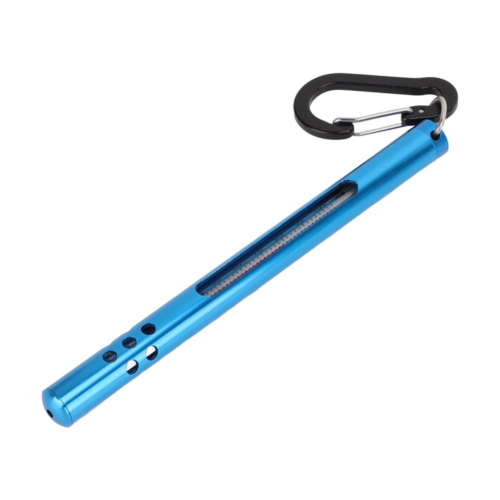 ERYUE Fly-Fishing Water Thermometer, Aluminum Alloy Case, Blue