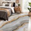 Gray and Gold Marble Area Rug, 100 x 150 cm view 4