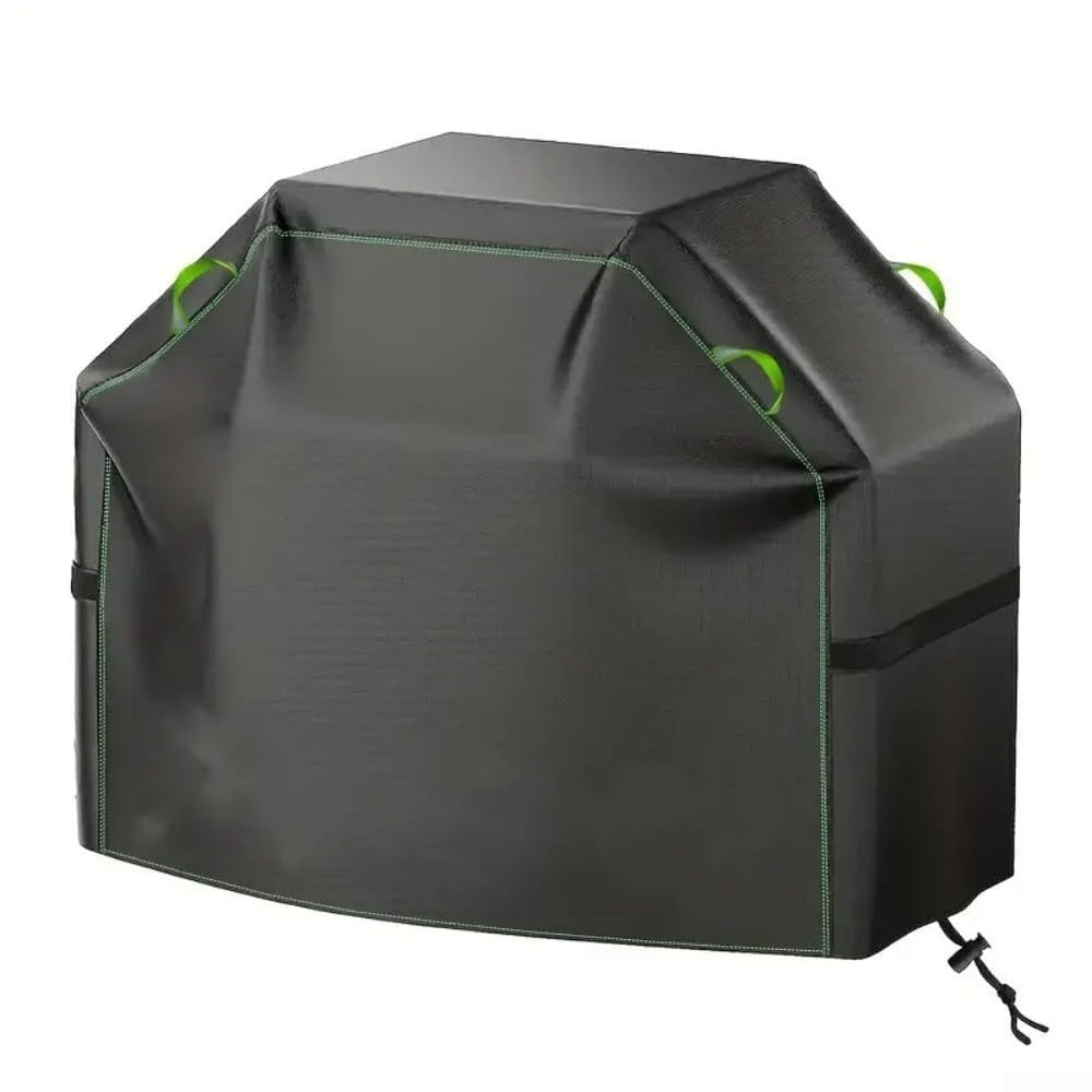 Grill Cover with Reflective Trim and Hem Drawstring, 145 x 61 x 120 cm