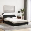 Owoxanthellate Owox Dover Upholstered Bed, Black, 140 x 200 cm, with H2/H3 Mattress view 3