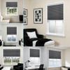 Clamp-Fit Pleated Blind 59 x 130 cm, Room-Darkening, Gray view 2