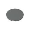 Gobricks 4x4 Smooth Round Plate, Dark Bluish Gray, 10 pcs. view 1