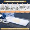 Foldable Manual Dough Sheeter, 10 Settings (0.5–25 mm), Stainless Steel Pasta Machine & Dough Roller for Croissants and Pizza, Professional Baking Accessory (B) view 3