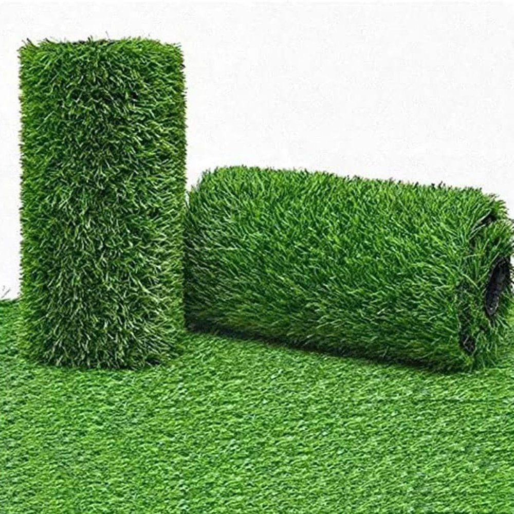 Artificial Grass, 2 cm Pile, Outdoor Rug, Realistic Premium Lawn, Rubber Backing, Green, 2 x 20 m
