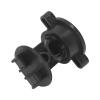 ERYUE Electric Fence Insulators, Rainproof, 100 ABS Post Insulators, Black view 1