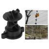 ERYUE Electric Fence Insulators, Rainproof, 100 ABS Post Insulators, Black view 2