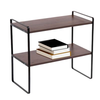 Sturdy 2-Tier Desk Shelf for Books, Plants, and Collectibles