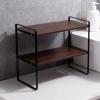 Sturdy 2-Tier Desk Shelf for Books, Plants, and Collectibles view 3