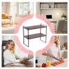 Sturdy 2-Tier Desk Shelf for Books, Plants, and Collectibles view 4