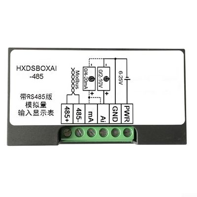 Digital Display Panel with RS485 for 0–10 V, 0–20 mA, and 4–20 mA Analog Inputs