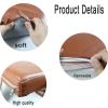 Mozzeilee 160 x 30 x 3 cm Garden Bench Cushion, Waterproof PU Leather, Black view 2
