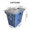 LXJBBD Plastic Oil-Water Separator with Four-Sided Buckles view 2