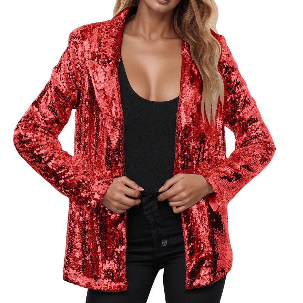 Women's Sequin Blazer Jacket