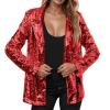 Women's Sequin Blazer Jacket view 1
