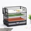 GEK208130 Bro Four-Tier Metal File Organizer, Multifunctional, Removable, for Desk Storage view 4