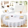 Washable Rectangular Tablecloth 90 x 95 cm, Stain-Resistant, White view 2