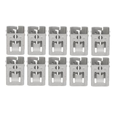 Garosa Solar Panel Mounting Brackets, Spring Steel, 10-Pack for Quick PV Component Installation