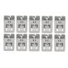 Garosa Solar Panel Mounting Brackets, Spring Steel, 10-Pack for Quick PV Component Installation view 1