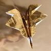 100 Sheets Metallic Foil Paper, Gold Fine Grid, 17.7 x 17.7 in (45 x 45 cm) view 4