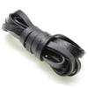 Flat Black Leather Cord, 2 m, 12 × 2 mm view 1