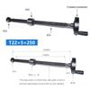 T22 Trapezoidal Lead Screw Set with Handwheel, 250–1000 mm, 45# Steel view 3