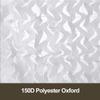 Generic Snow Camouflage Garden Netting, Oxford Fabric, 2 × 2.5 m / 3 × 5 m / 4 × 8 m / 9 × 12 m, Sun Shade and Privacy Screen for Camping and Hunting (W2 × H13.0 m) view 2