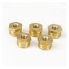 LLBOGRGGN 5-Pack 1/2" BSP Male to 1/8" BSP Female Brass Reducer Bushing view 1